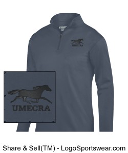 Youth Wicking Fleece Pullover Design Zoom